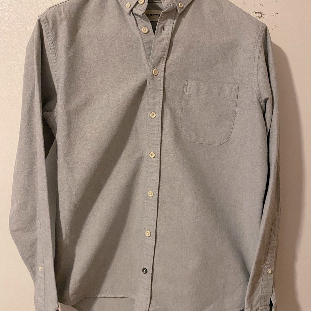 Taylor Stitch, The Jack in Charcoal Everyday Oxford, M